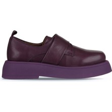 Bueno Shoes Mor Deri Kadın Klasik Ayakkabı 01WZ6404