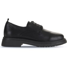 Bueno Shoes Siyah Deri Kadın Klasik Ayakkabı 01WZ4006