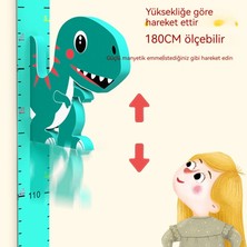 Çocuk 3D Yükseklik Etiketi Karikatür Manyetik Ölçüm Cihazı (Yurt Dışından)