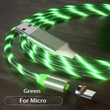 Judas A6 Çoklu Şarj Adaptörü 4 Port + J21 Micro USB Magnetic Akan LED Işıklı Şarj Kablosu -1mt