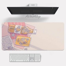 Stil 9 700X400X2MM Büyük Anime Pembe Mousepad Gamer Sevimli Kawaii Xxl Oyun Mouse Pad Kauçuk Otaku Kilitleme Kenar Büyük Moda Dizüstü Dizüstü Bilgisayar Masası Mat (Yurt Dışından)