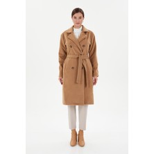 Brendon Kadın Kaban Camel 22W24001507