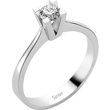 Sirius Pırlanta G Renk 0,31 Karat Pırlanta Tektaş Yüzük 0424R0042