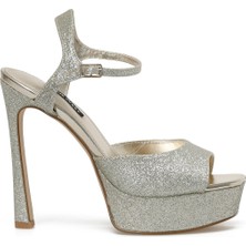 Nine West Legacy3 3fx Altın Kadın Topuklu Sandalet