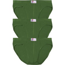 Erkek Pamuklu Konforlu Esnek Slip Külot 3'lü Paket