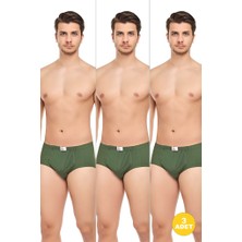 Erkek Pamuklu Konforlu Esnek Slip Külot 3'lü Paket