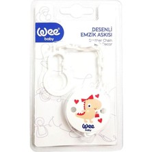 Wee Baby 901 Desenli Emzik Askısı Krem
