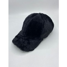 Gonca Şapka Kadın Kışlık Peluş Şapka Kep Trendy Baseball Cap