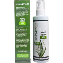 Herbal Palace Aloe Vera Cilt Bakım Jel - % 99 Aloe Vera 150 ml