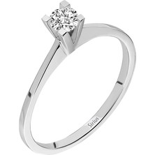 Sirius Pırlanta E Renk 0,30 Karat Pırlanta Tektaş Yüzük 0433R0004