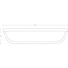 Paşabahçe 59024 Borcam Kırmızı Kapaklı Kare Tepsi 3200CC - 28X28CM