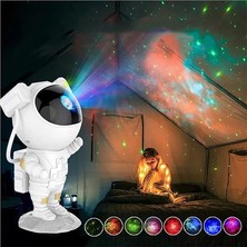 Dumkay Astronot Gece Lambası - Samanyolu ve Nebula Temalı LED Aydınlatma