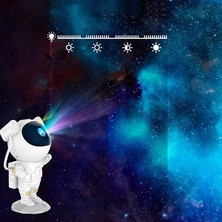 Dumkay Astronot Gece Lambası - Samanyolu ve Nebula Temalı LED Aydınlatma