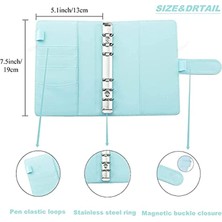 3 Çıkartmalar A6 A6 Pu Deri Defter Bağlayıcı Bütçe Nakit Zarflar Planlayıcısı Organizatör Bağlayıcı Cepler Kategoriler Para Tasarrufu Için Etiket Etiket (Yurt Dışından)