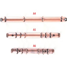 Bakır 20MM A4 292MM Siyah Gümüş Altın Gül Bronz 15/19/25/30 mm Çap A5 A6 A4 Halka Mekanizması (Yurt Dışından)