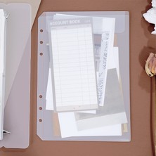 Düz Çanta A5 A4 B5 A5 A6 Etiket Gevşek Yaprak Saklama Çantası Sınıflandırma Etiket Pvc Depolama Kitap Etiket Bandı Dizüstü Bilgisayar Aksesuar Çantası (Yurt Dışından)