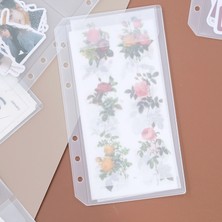 Düz Çanta A5 A4 B5 A5 A6 Etiket Gevşek Yaprak Saklama Çantası Sınıflandırma Etiket Pvc Depolama Kitap Etiket Bandı Dizüstü Bilgisayar Aksesuar Çantası (Yurt Dışından)