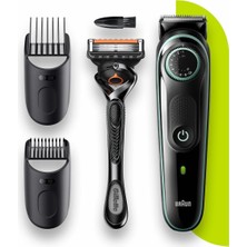 Braun Bt 3341 Ayarlanabilir Taraklı Saç & Sakal Şekillendirici + Gillette Hediye