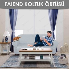 Faiend açık-gri Koltuk Kılıfı lastikli balpetek kanepe Takımı Çekyat Örtüsü (3+3+1+1) Tam kaplama kılıf koltuk örtüsü