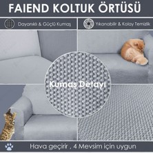 Faiend açık-gri Koltuk Kılıfı lastikli balpetek kanepe Takımı Çekyat Örtüsü (3+3+1+1) Tam kaplama kılıf koltuk örtüsü