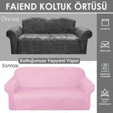 Faiend pembe Koltuk Kılıfı lastikli balpetek kanepe Takımı Çekyat Örtüsü (3+3+1+1) Tam kaplama kılıf koltuk örtüsü