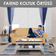 Faiend kahverengi Koltuk Kılıfı lastikli balpetek kanepe Takımı Çekyat Örtüsü 3+3+1+1 Tam kaplama kılıf koltuk örtüsü