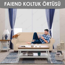 Faiend Vizon Koltuk Kılıfı lastikli balpetek kanepe Takımı Çekyat Örtüsü 3+3+1+1 Tam kaplama kılıf koltuk örtüsü