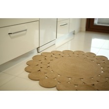 Ersu Ahat Home Desıgn Amber Model Jüt Tasarım Örme Kilim