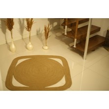 Ersu Ahat Home Desıgn Caremel Model Jüt Tasarım Örme Kilim