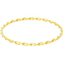 T51 Tuğrul Altın 12 gr(gram) 22 Ayar İşçiliksiz Burma Ray Bilezik