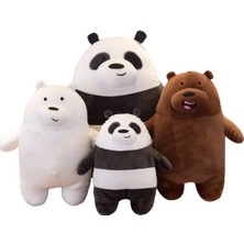 Shiva Gift&More Kafadar Ayılar Boz Ayı We Bare Bears Peluş Oyuncak Uyku ve Oyun Arkadaşı 50 cm