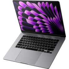 Spigen Apple MacBook Air 15'' M2 (2023) ile Uyumlu Hayalet Ekran Koruyucu Safe View (1 Adet) - AFL06951