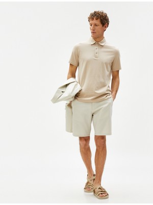 Koton Basic Tişört Polo Yaka Pamuklu
