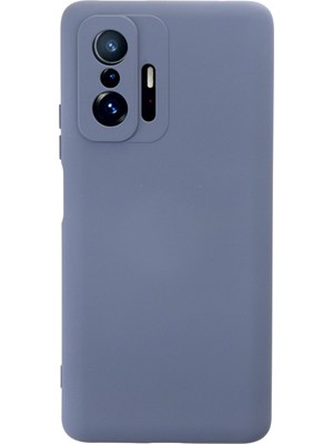 Caseart Xiaomi Mi 11T Pro Kapak Içi Kadife Kamera Korumalı Lansman Silikon Kılıf - Petrol Mavisi