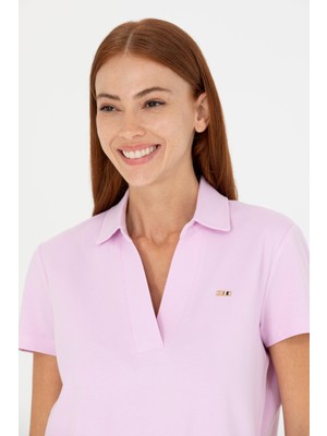 U.S. Polo Assn. Kadın Manolya Basic Tişört 50271665-VR211