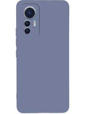 Kzy Xiaomi Mi 12 Lite Kapak Içi Kadife Kamera Korumalı Lansman Silikon Kılıf - Petrol Mavisi