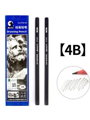 3 Adet 4b 7401 Maries Siyah Eskiz Kalem Profesyonel Çizim Kalemi Hb 2h B 2b 3b 4b 5b 6b 7b 8b 10B 12B 14B 16B Sanat Kırtasiye Malzemeleri (Yurt Dışından)