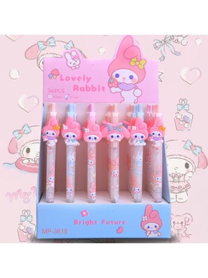 0.7mm 36 Adet Sanrio Mekanik Kurşun Kalem My Melody Kuromi Kalem Karikatür Öğrenci Anime Kırtasiye Kalem Kawaii Okul Malzemeleri Kız Hediye (Yurt Dışından)