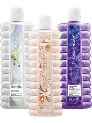 Avon Senses Lavanta, Zambak, Şeftali Vanilya Ve Orkide Kokulu Banyo Köpüğü Paketi