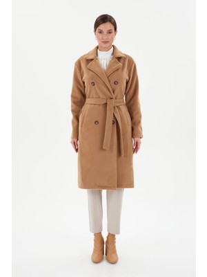 Brendon Kadın Kaban Camel 22W24001507