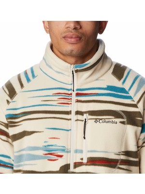 Columbia Fast Trek Printed Half Zip Erkek Polar Üst