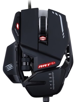 Mad Catz Theauthnticr.a.t 6 Gaming Mouse - Siyah MR04DCINBL000-0