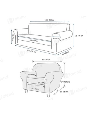 Faiend Koltuk Kılıfı Sehra Desen Kanepe Takımı Kılıfı 3+3+1+1 Koltuk Örtüsü Lastili Esnek Yıkanabilir Vizon Kanepe örtüsü