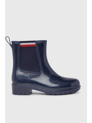 Tommy Hilfiger Corporate Elastıc Kadın Yağmur Botu