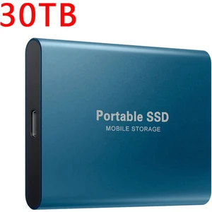 30 Tb Mavi 2023 Taşınabilir Disko Duro Externo USB 3.1 Tip-C M.2 SSD Harici Sabit Disk 500 GB 1 Tb 2 Tb Flash Sürücü 8 Tb Dizüstü Bilgisayarlar Için Sabit Diskler (Yurt Dışından)