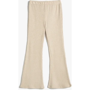 Ispanyol Paça Pantolon Kaşkorse Beli Lastikli