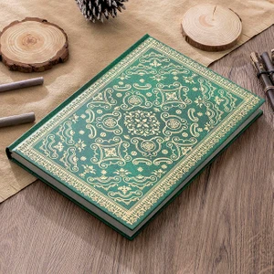 Yeşil B5 Ekstra Kalın Retro Yatay Çizgili Defter B5 Avrupa Tarzı Ciltli Defter Öğrenci Kırtasiye 1 Adet (Yurt Dışından)