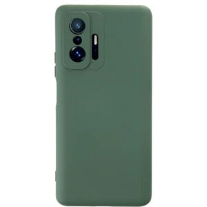 Case World Xiaomi Mi 11T Kapak Içi Kadife Kamera Korumalı Lansman Silikon Kılıf - Yeşil