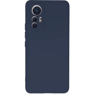 Case World Xiaomi Mi 12 Lite Kapak Içi Kadife Kamera Korumalı Lansman Silikon Kılıf - Lacivert