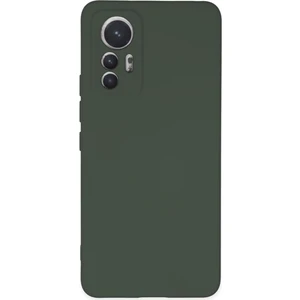 Case World Xiaomi Mi 12 Lite Kapak Içi Kadife Kamera Korumalı Lansman Silikon Kılıf - Yeşil